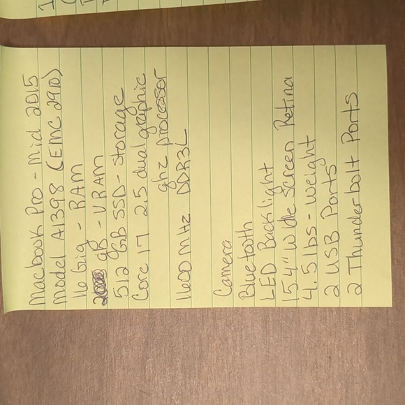 15 inch MacBook pro - Picture 11 of 12